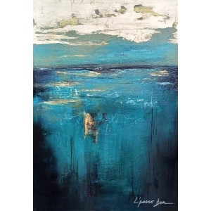 L'passo Benjamin, 20 x 30 Inch, Acrylic on Canvas, Abstract Paintings, AC-LPB-058 L'passo Benjamin, 20 x 30 Inch, Acrylic on Canvas, Abstract Paintings, AC-LPB-058